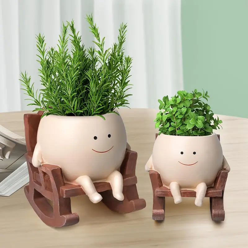 Smiling Sitters Planter