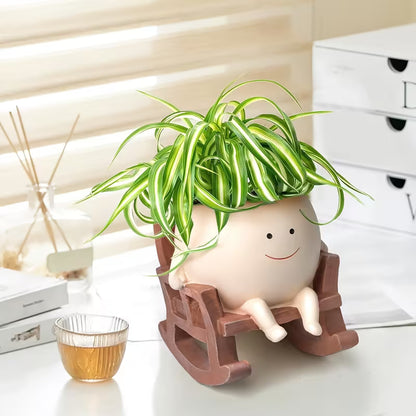 Smiling Sitters Planter