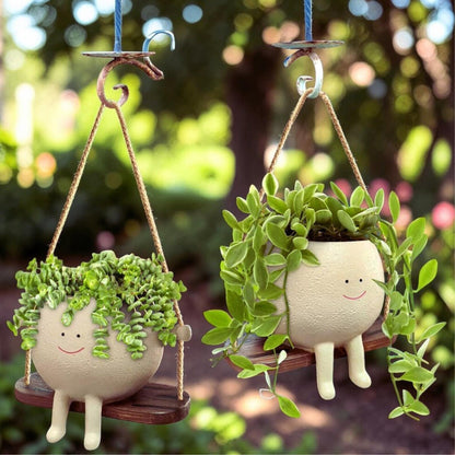 Smiling Sitters Planter